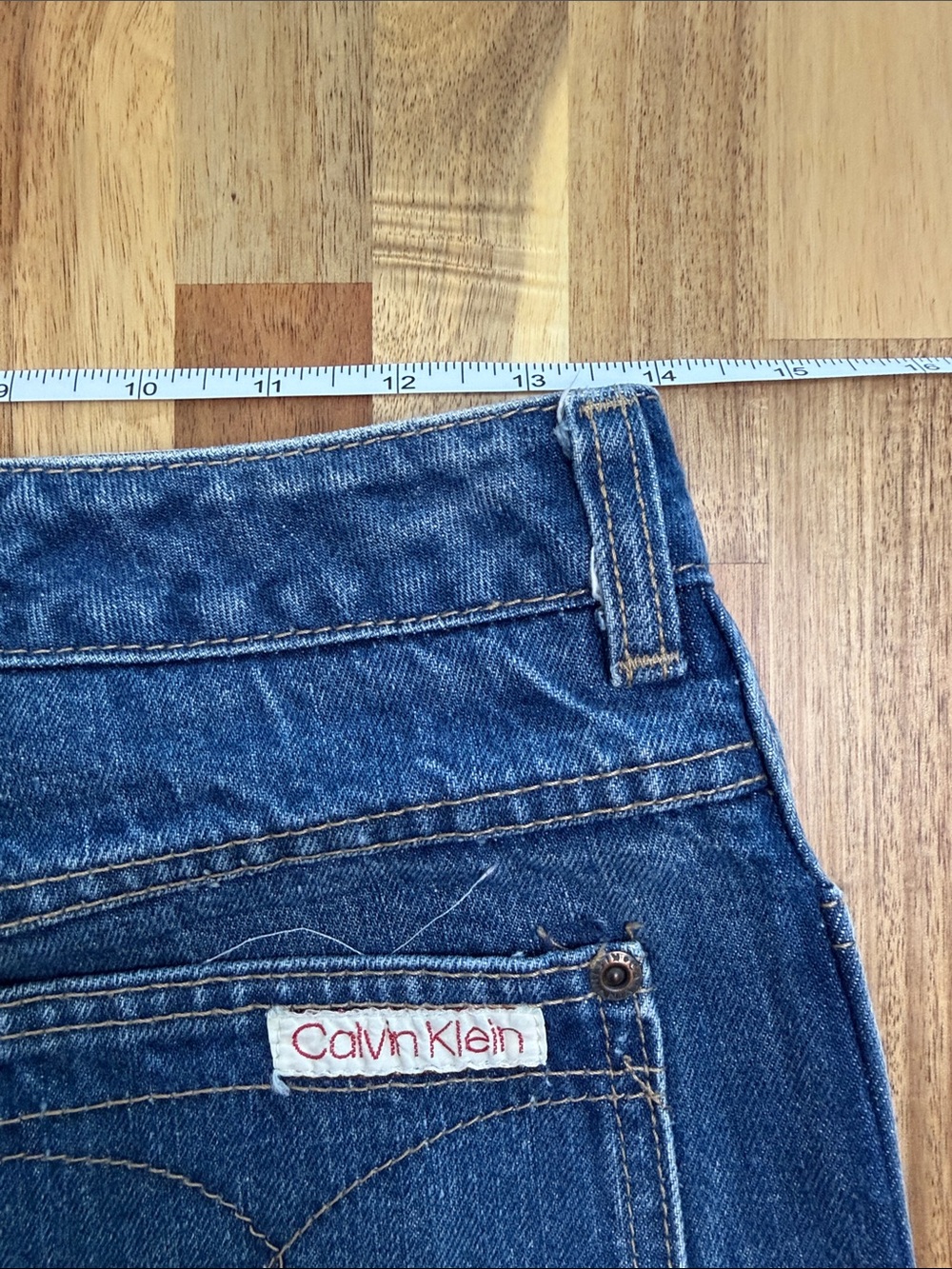 Vintage Calvin Klein Wide Leg Jeans - Picture 6 of 8